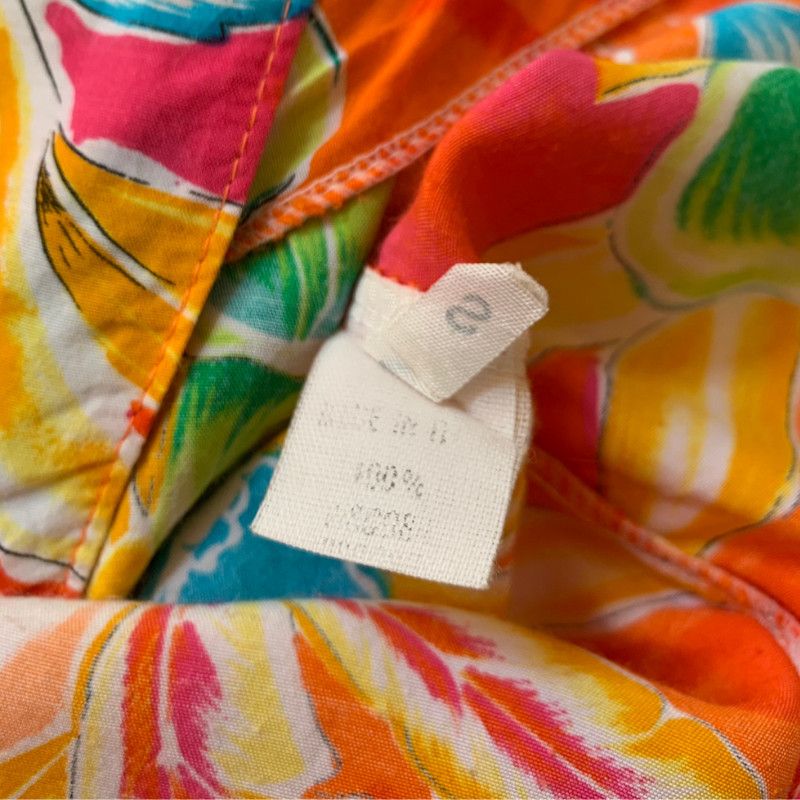 Vintage Vintage shirt with flower patterns Size M / US 6-8 / IT 42-44 - 7 Thumbnail