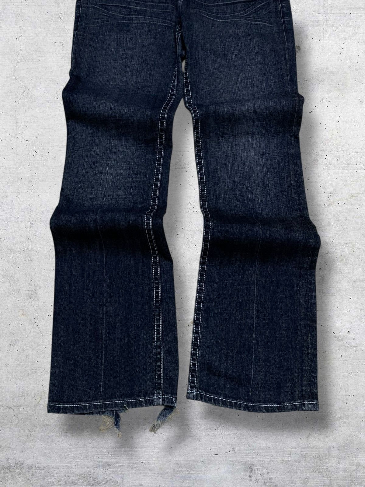 Japanese Brand VINTAGE ROCK&ROLL AFFLICTION CROSS FLARED OG DESIGNER DENIM Size US 32 / EU 48 - 13 Thumbnail