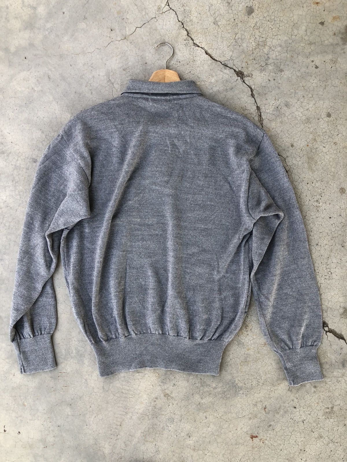 Aran Isles Knitwear × Homespun Knitwear Polo Pattern Knitsweater chackered Jumper With Pocket Size US M / EU 48-50 / 2 - 10 Thumbnail