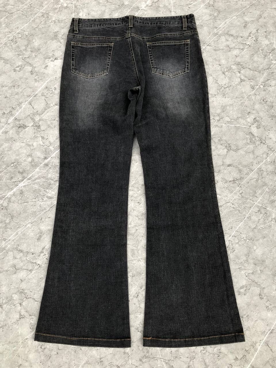Japanese Brand × Vintage unknown brand flare jeans Size US 29 - 6 Thumbnail