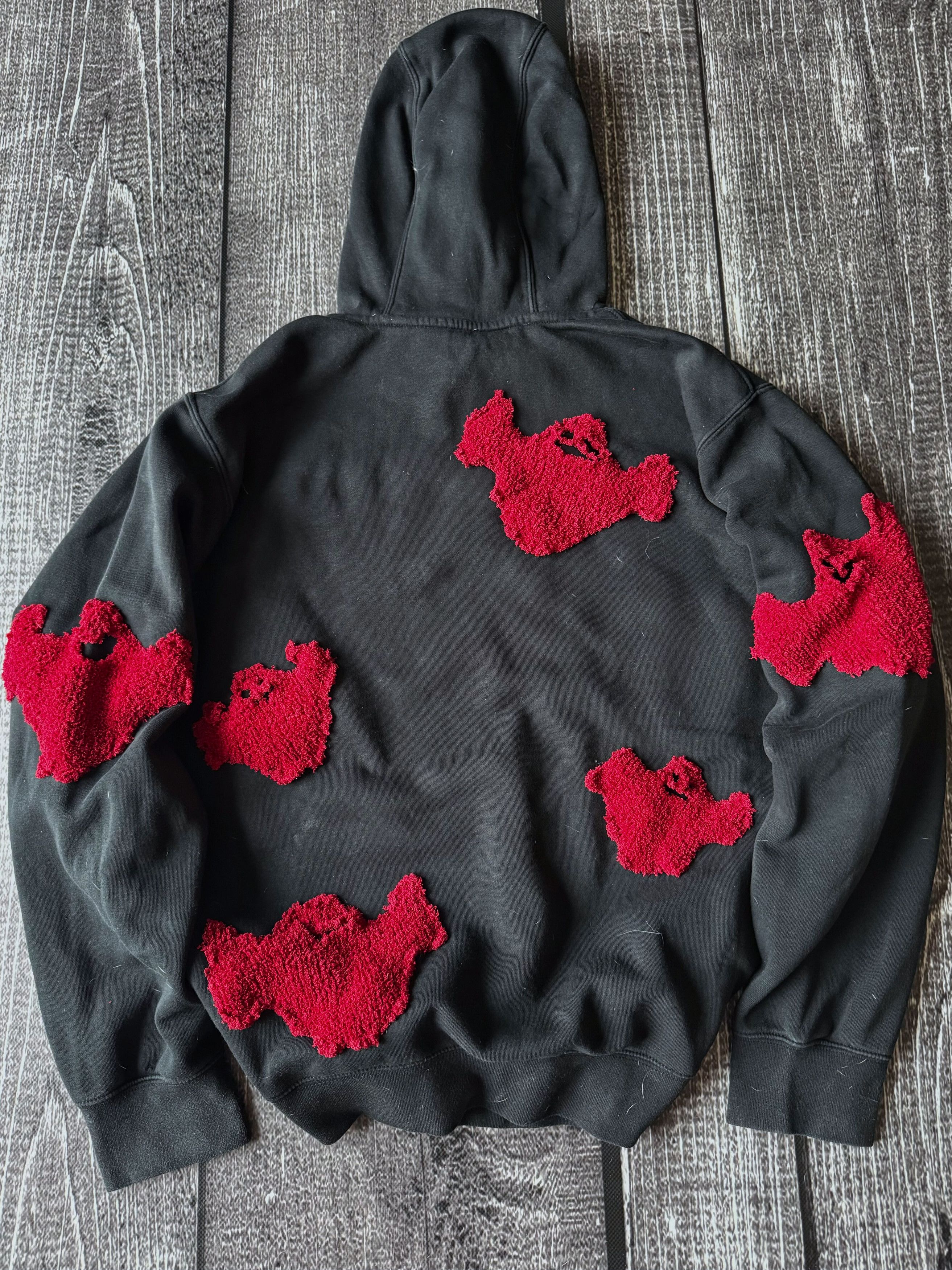 Designer Vintage Junya Watanabe Style Ghost Nike Reworked Hoodie 90s Size US L / EU 52-54 / 3 - 6 Thumbnail