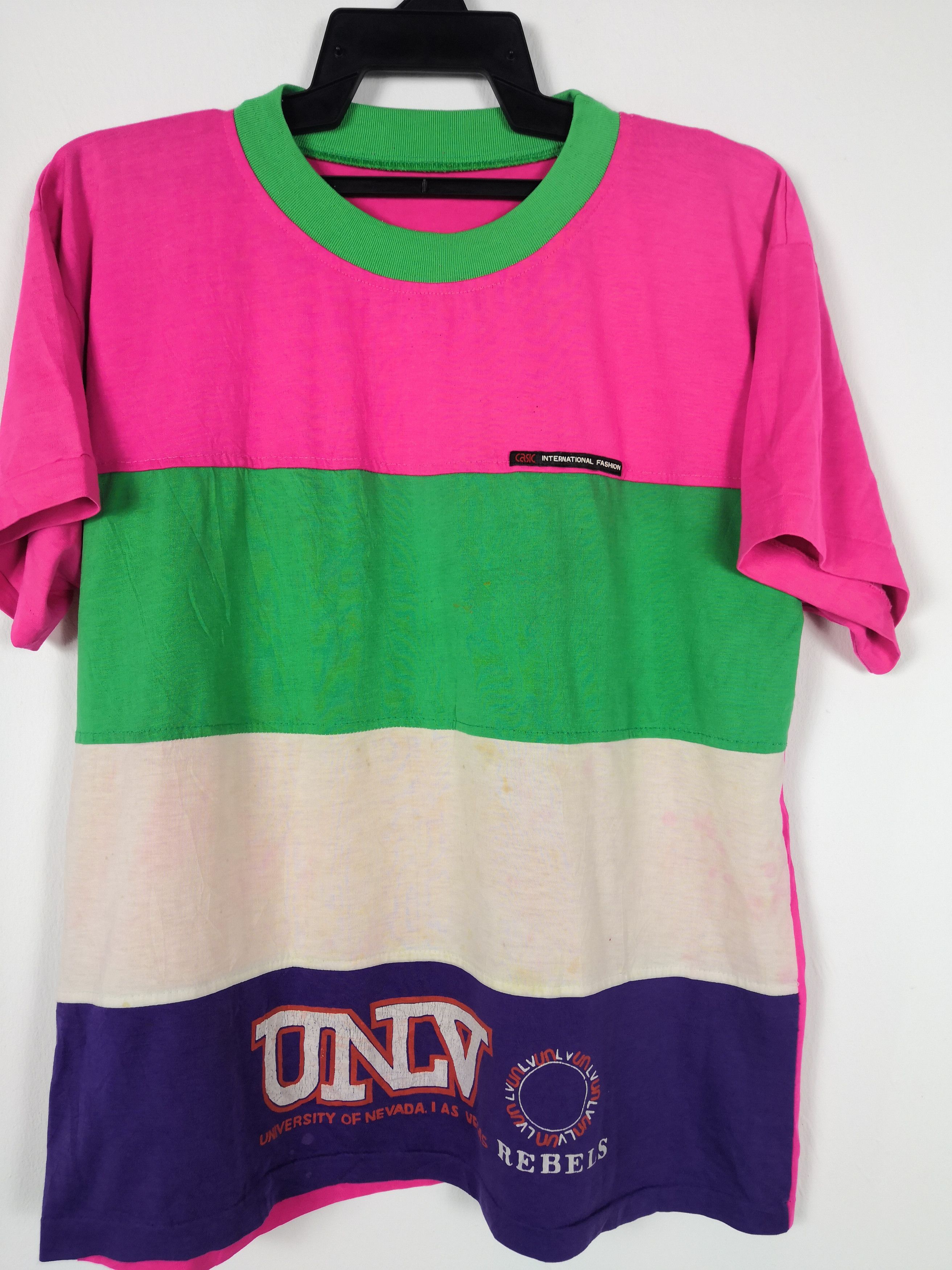 Asics Vintage UNL Asics T-Shirt University of Nevada Las Vegas Tee Size US L / EU 52-54 / 3 - 3 Thumbnail