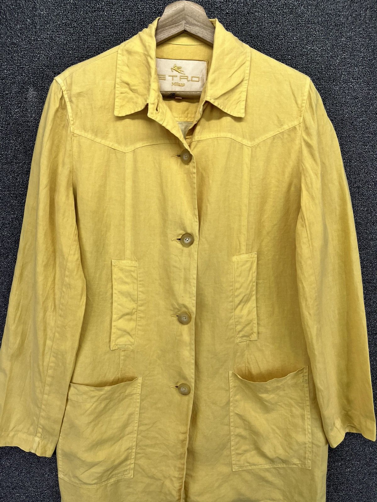 Etro Vintage Etro Milano Button Up Long Jacket Size S / US 4 / IT 40 - 5 Thumbnail