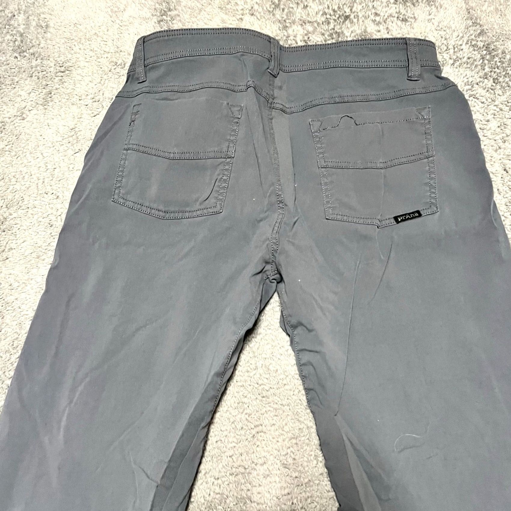 Prana Prana Brion Pants Mens 34 x30.5 Blue Nylon Hiking Outdoor Gorp Chino Mens Regular 31 in Blue Gorp Size US 34 / EU 50 - 4 Thumbnail