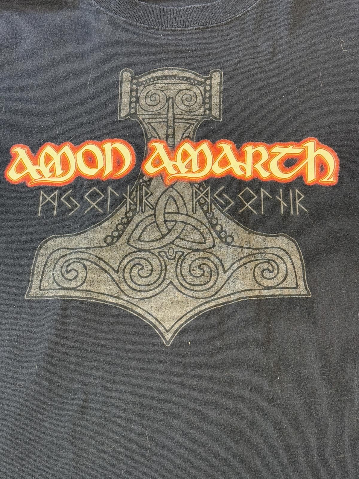 Anvil Amon Amarth Tour T-shirt 2007 Dates on Back Tee - M Size US M / EU 48-50 / 2 - 4 Thumbnail