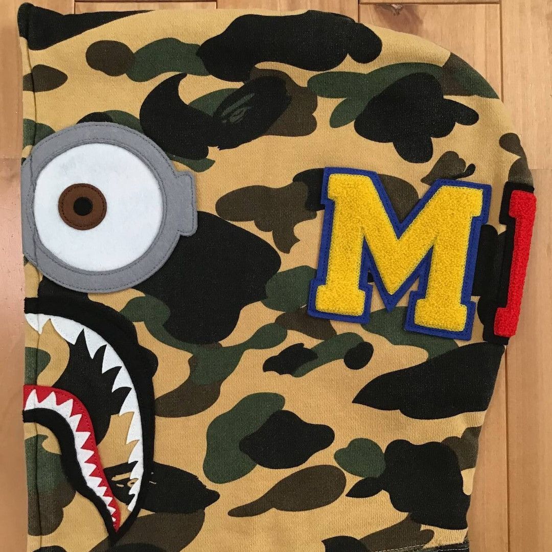 Bape Minions × BAPE camo Shark Full Zip Hoodie a bathing ape Size US L / EU 52-54 / 3 - 4 Thumbnail