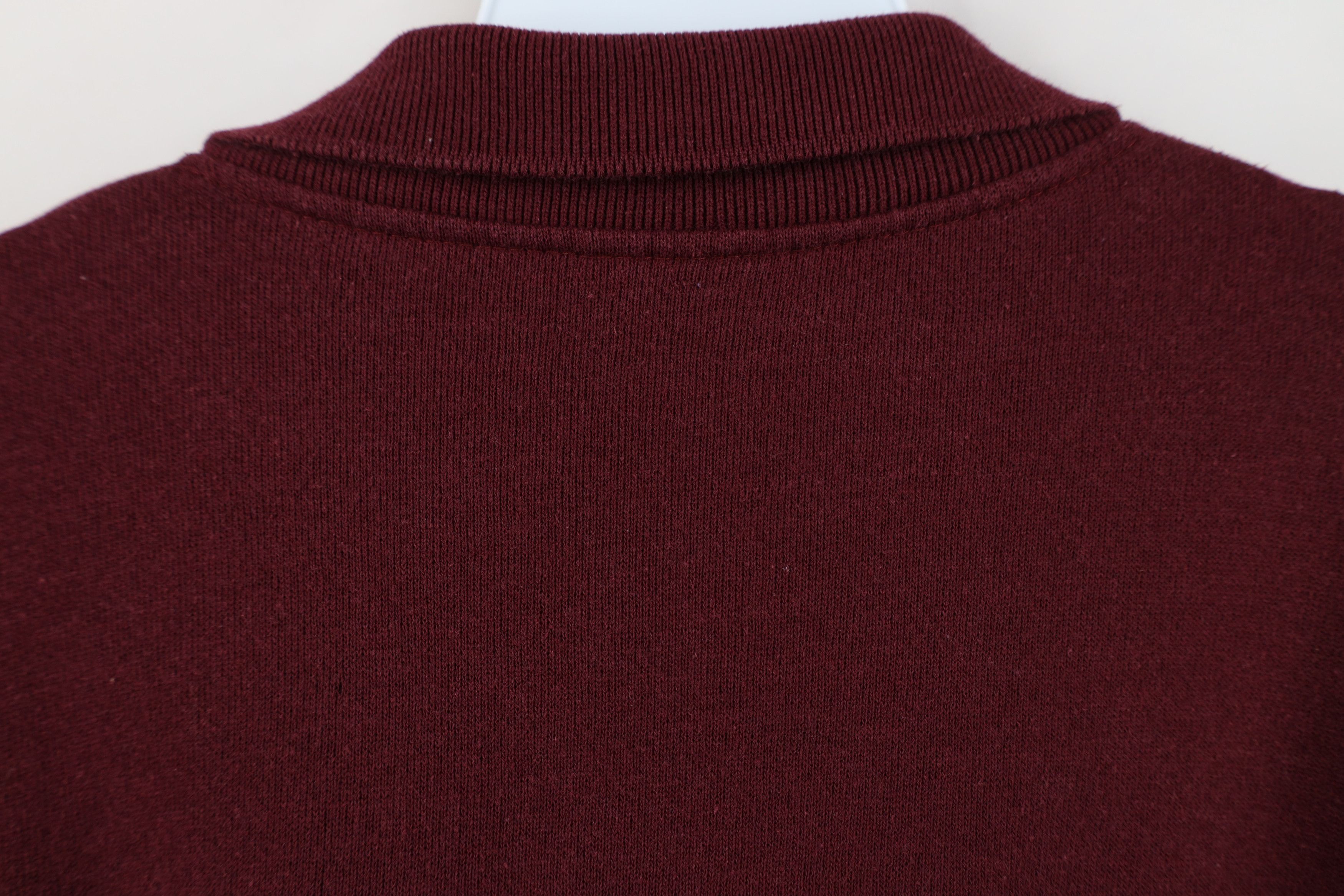 Vintage Vintage 90s Streetwear Collared Pullover Sweatshirt Red Size US XXL / EU 58 / 5 - 11 Thumbnail