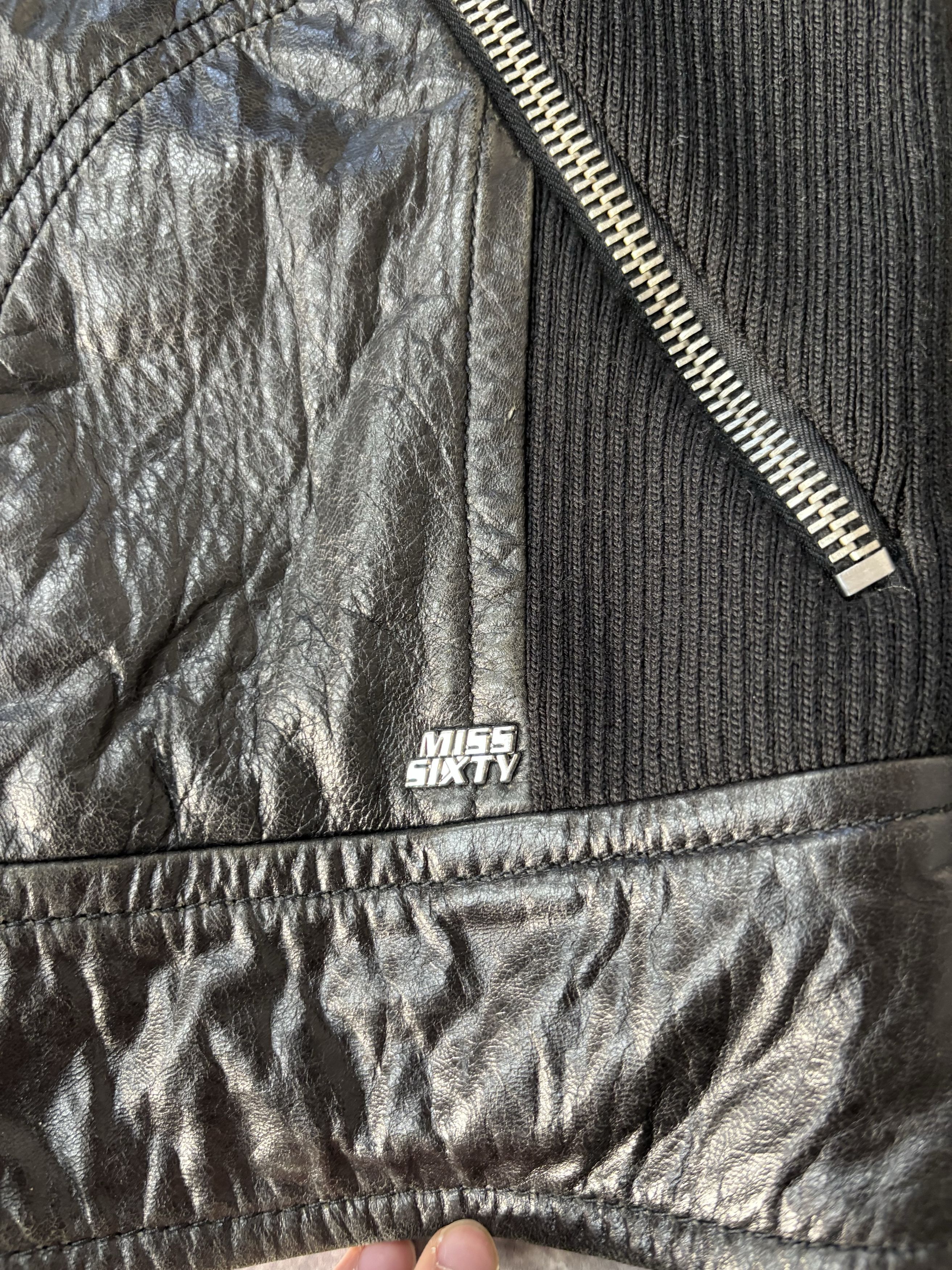 Yohji Yamamoto 00s Rare Hysteric Glamour Style Miss Sixty Leather Jacket Size US S / EU 44-46 / 1 - 6 Thumbnail