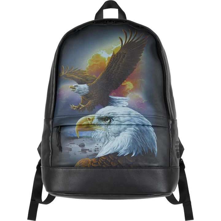 Maison Margiela × Supreme Leather Eagle Backpack Size ONE SIZE - 3 Thumbnail
