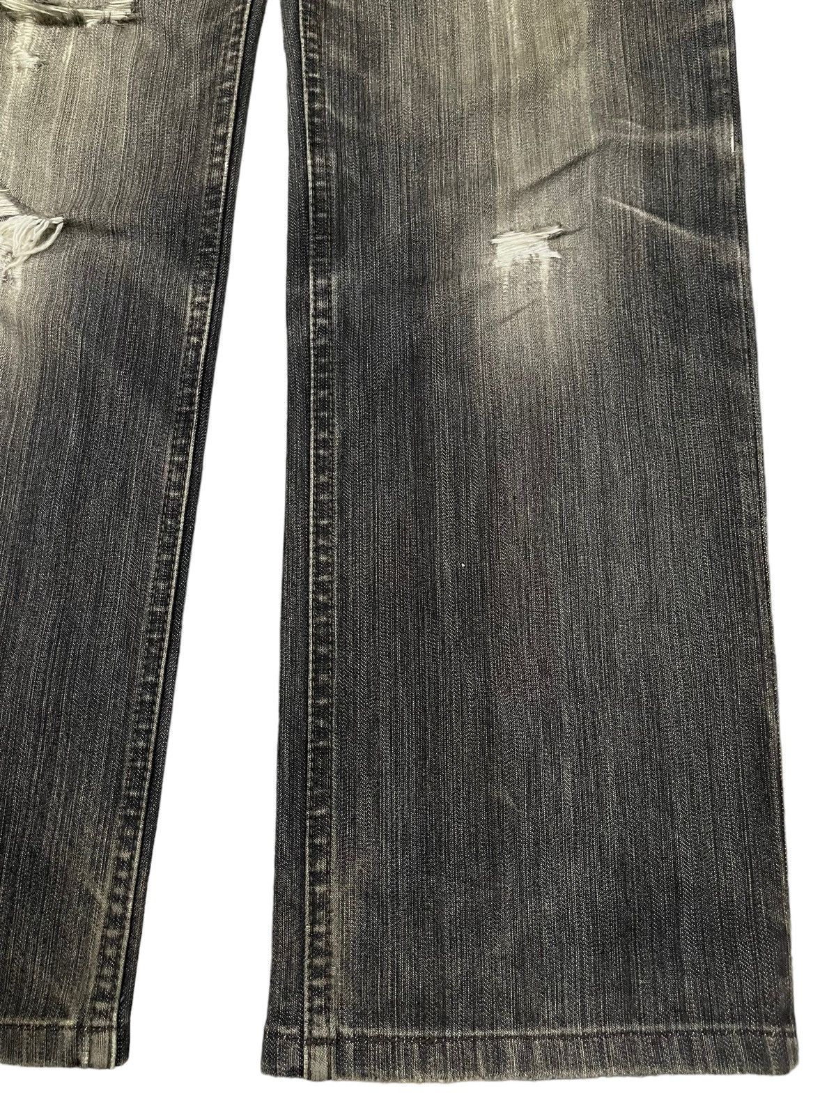 JNCO Vintage Japanese Brand Faded Wash Style Distressed Jeans Size US 33 - 6 Thumbnail