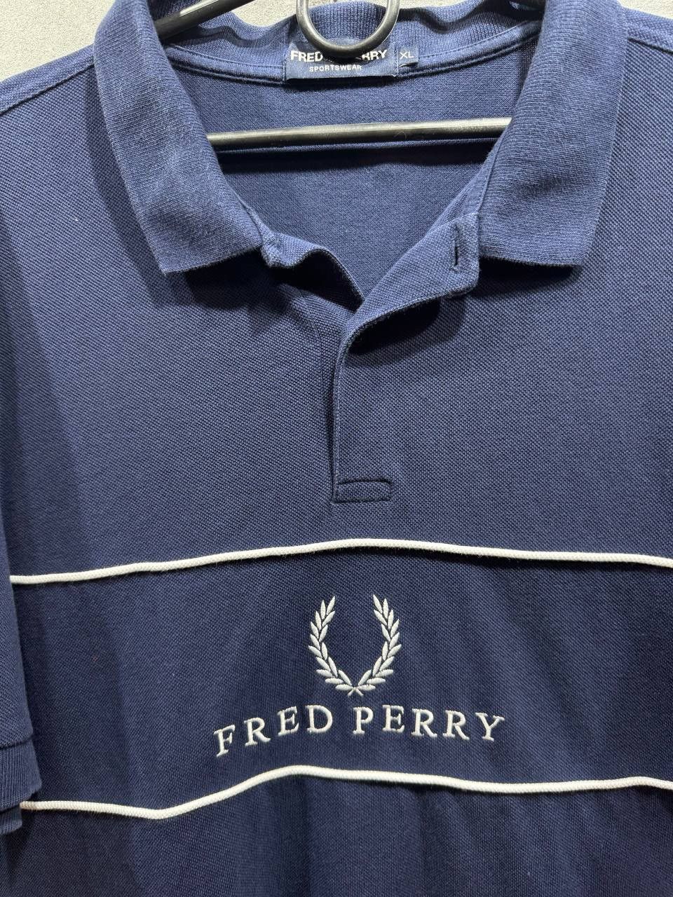 Other Fred Perry Polo Shirt Embroidered Big Logo Mens Size US XL / EU 56 / 4 - 3 Thumbnail