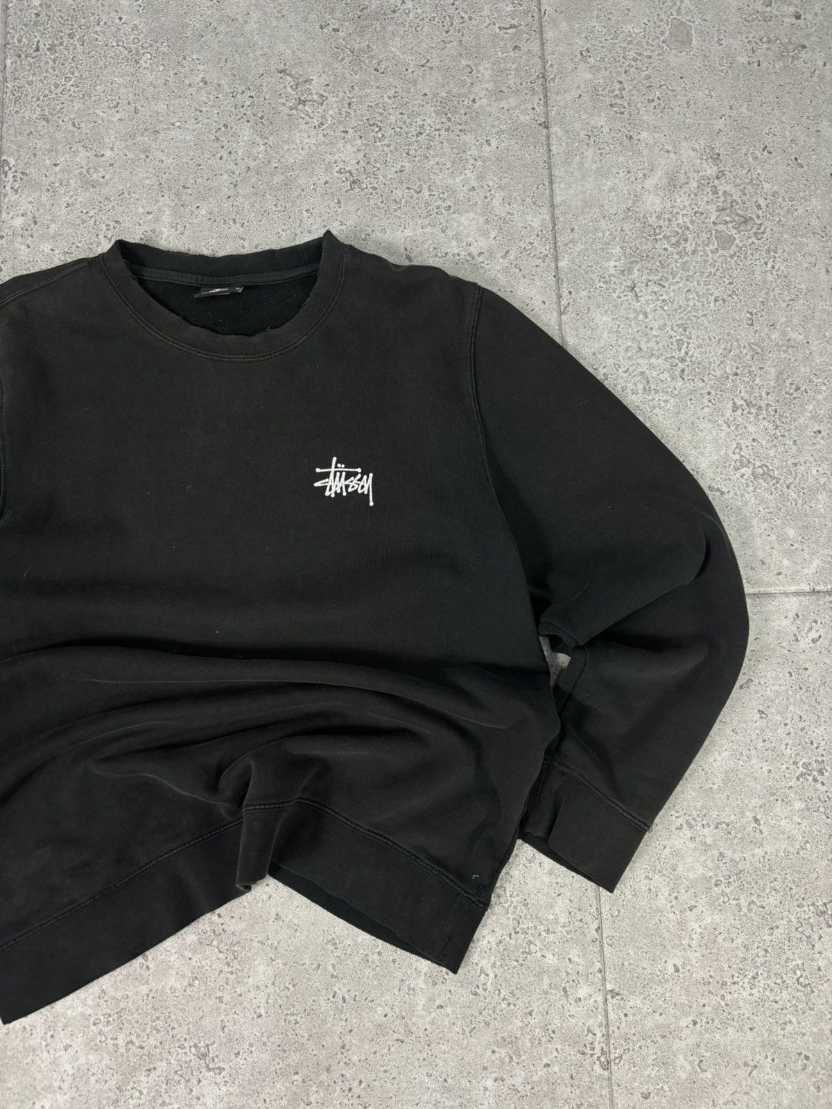 Stussy × Vintage Vintage Stussy Hoodie Crewneck Big Logo Skate Basic Hip Hop Size US M / EU 48-50 / 2 - 5 Thumbnail