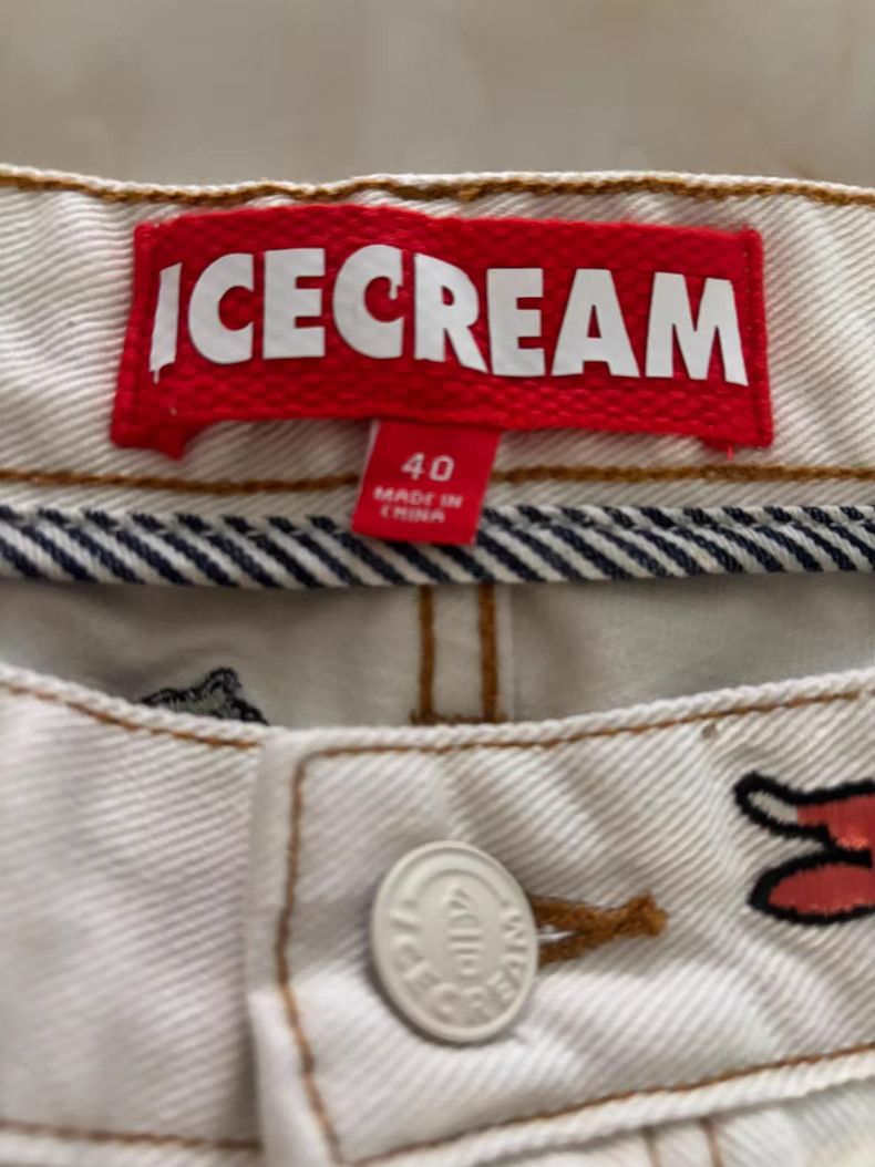 Billionaire Boys Club BBC ICECREAM Flying Dog Embroidered Jeans Size US 40 / EU 56 - 4 Thumbnail