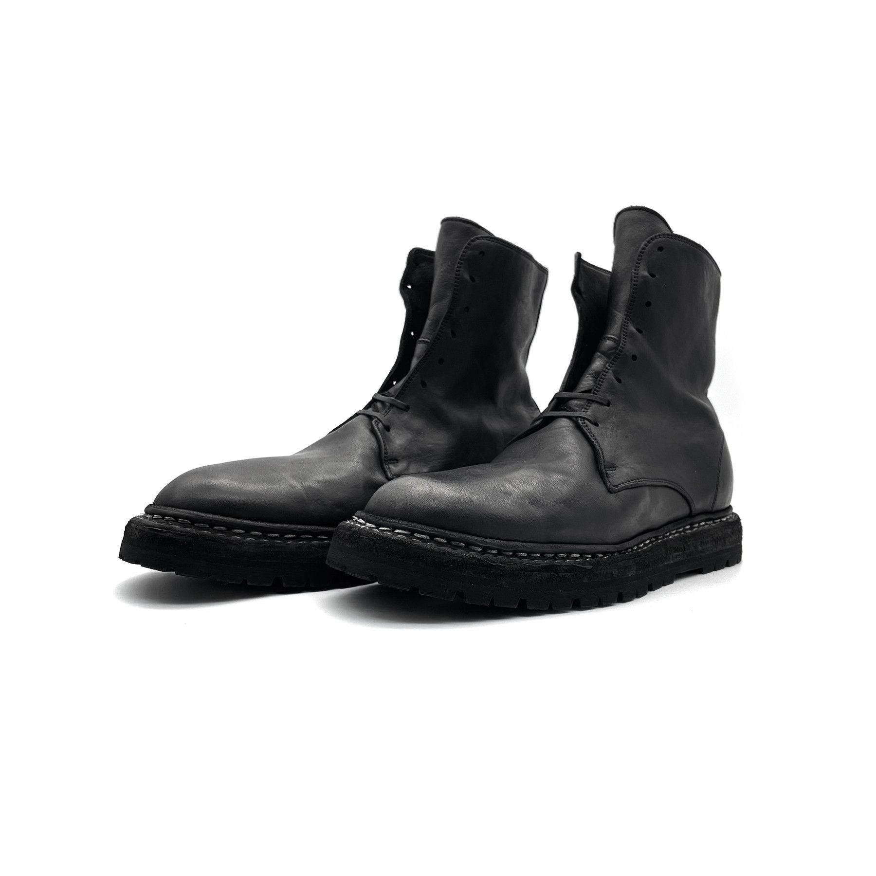 Guidi GUIDI 9950VN Soft Horse Lace-up Leather Boots Size US 8.5 / EU 41-42 - 2 Thumbnail