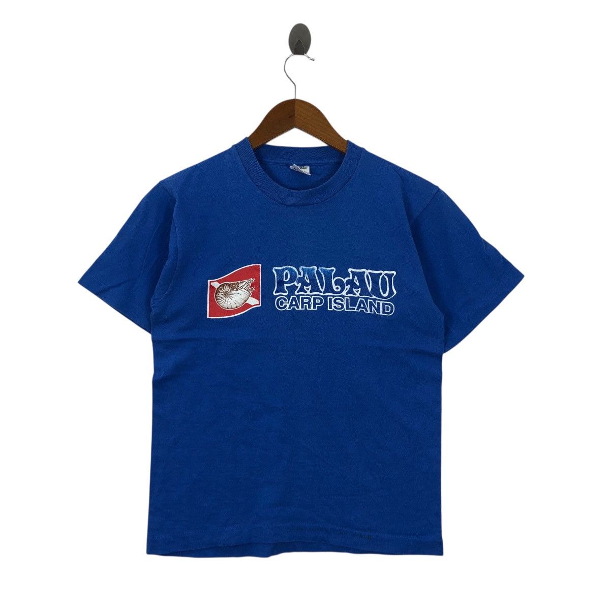 Vintage Vintage 90s Palau Carp Island T-Shirt Vintage Clothing Surf Size US S / EU 44-46 / 1 - 1 Thumbnail