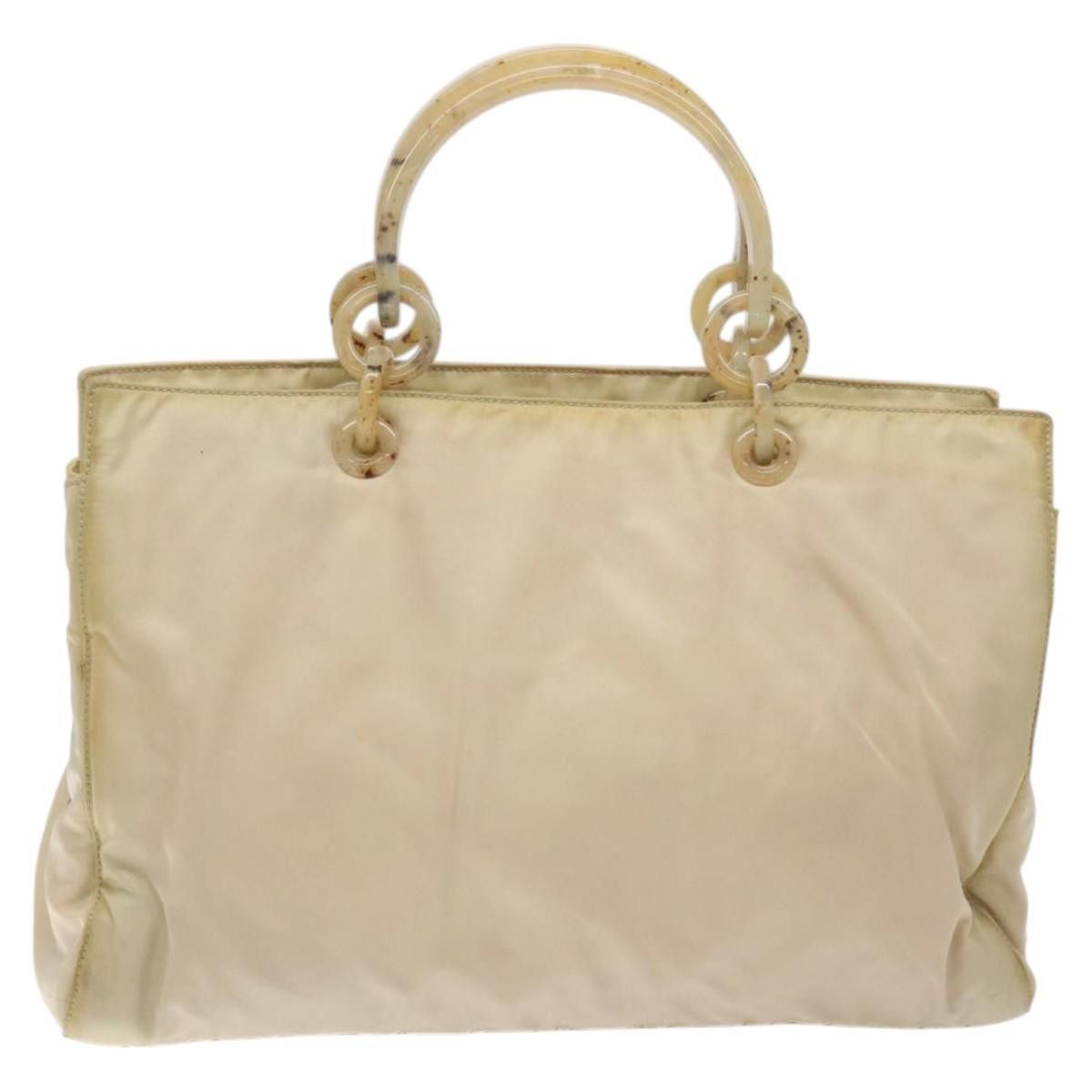 Prada PRADA Hand Bag Nylon Beige Size ONE SIZE - 3 Thumbnail