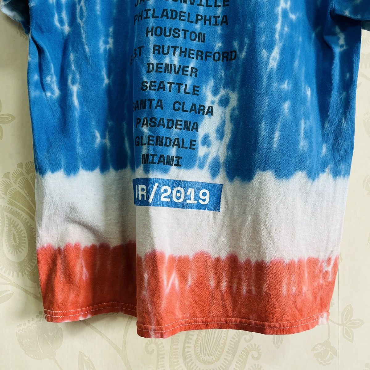 Band Tees × The Rolling Stones The Rolling Stones Concert Tour 2019 Big Logo Tie Dye TShirt Size US M / EU 48-50 / 2 - 11 Thumbnail