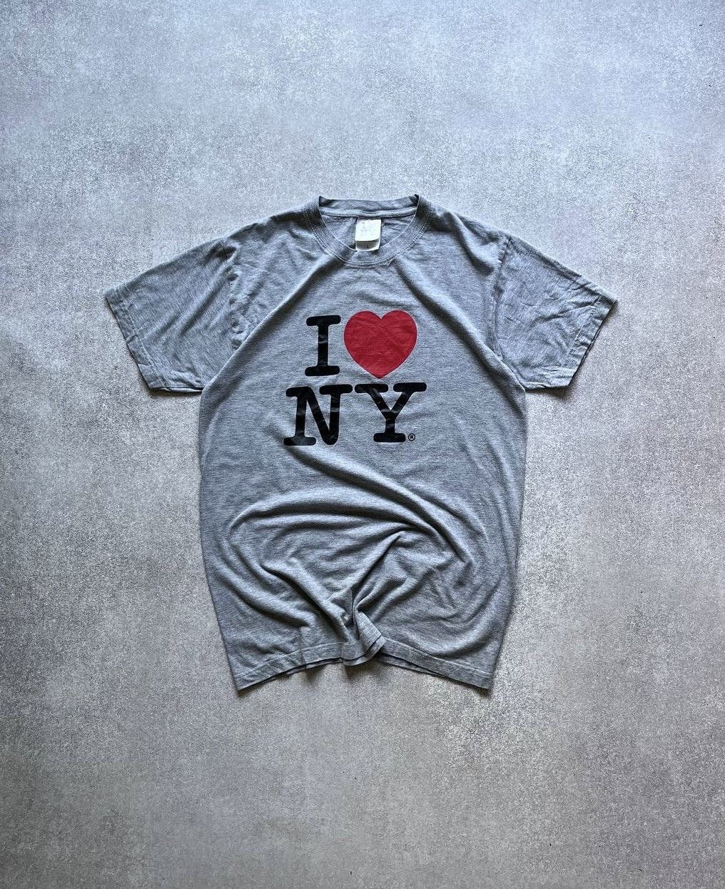 Vintage I ♥️ NY Raf Simons Style Boxy T-shirt Y2K L