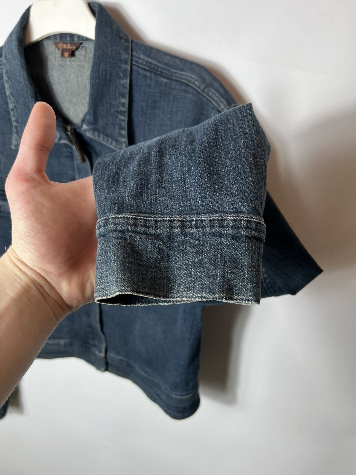 Mulberry Vintage luxury 90s y2k Mulberry Denim Jacket Size UK 12 Size M / US 6-8 / IT 42-44 - 4 Thumbnail