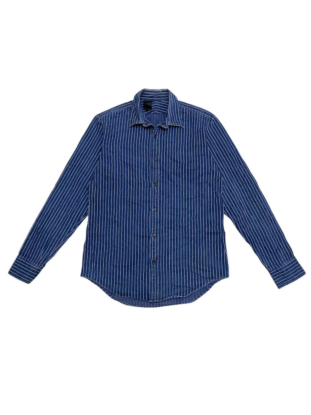 Indigo × Japanese Brand × N.Hoolywood Hollywood Indigo Wabash Shirt Size US M / EU 48-50 / 2 - 1 Thumbnail
