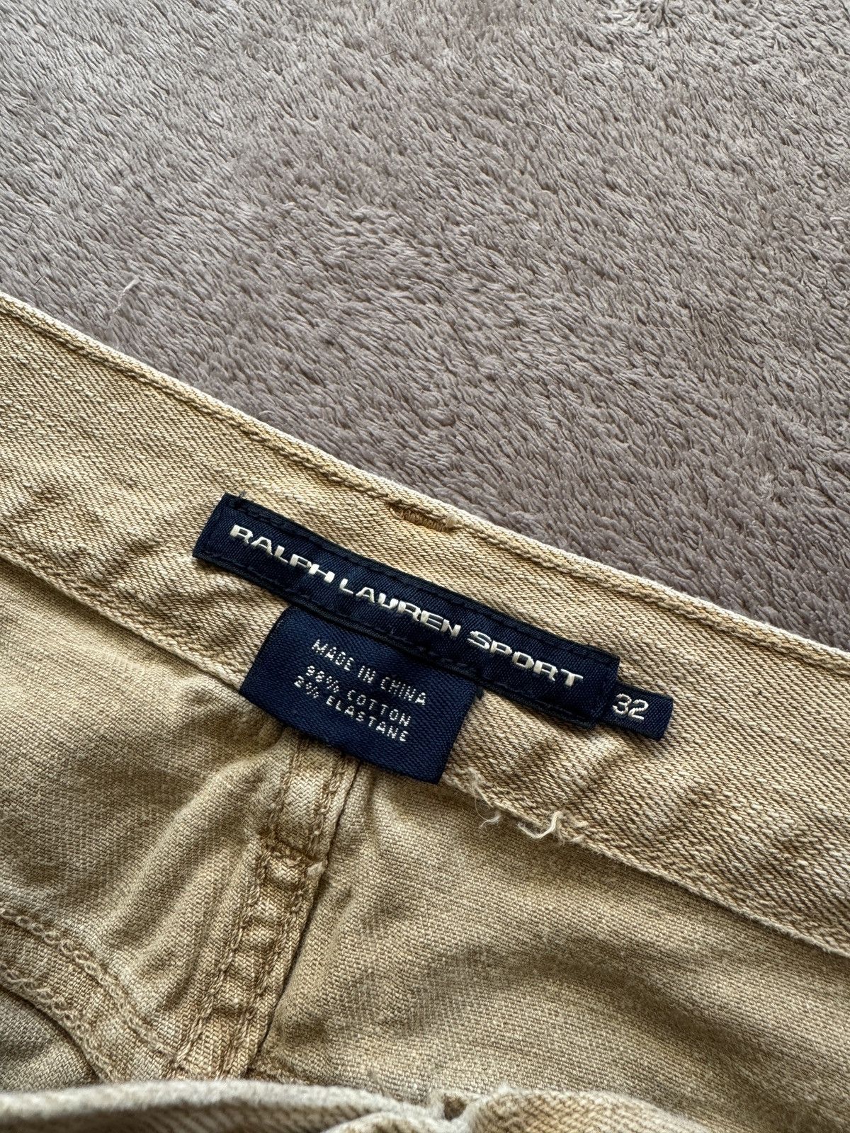Polo Ralph Lauren Vintage Faded Mudwash Sick Slim Fit Jeans grunge punk armani Size US 32 / EU 48 - 6 Thumbnail