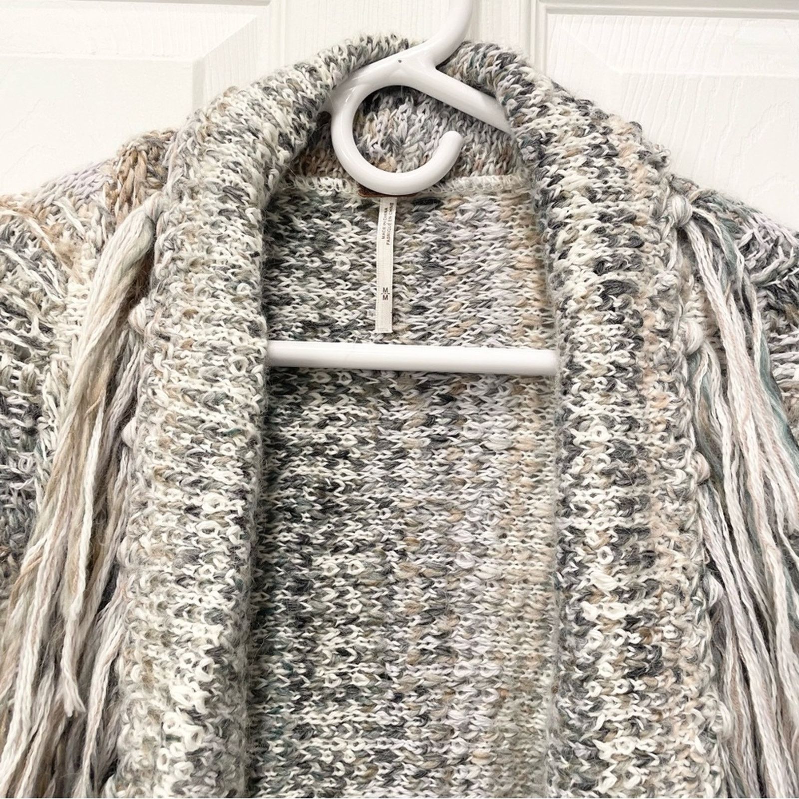 Free People Free People Birkenstock Fringe Cardigan Size M / US 6-8 / IT 42-44 - 3 Thumbnail