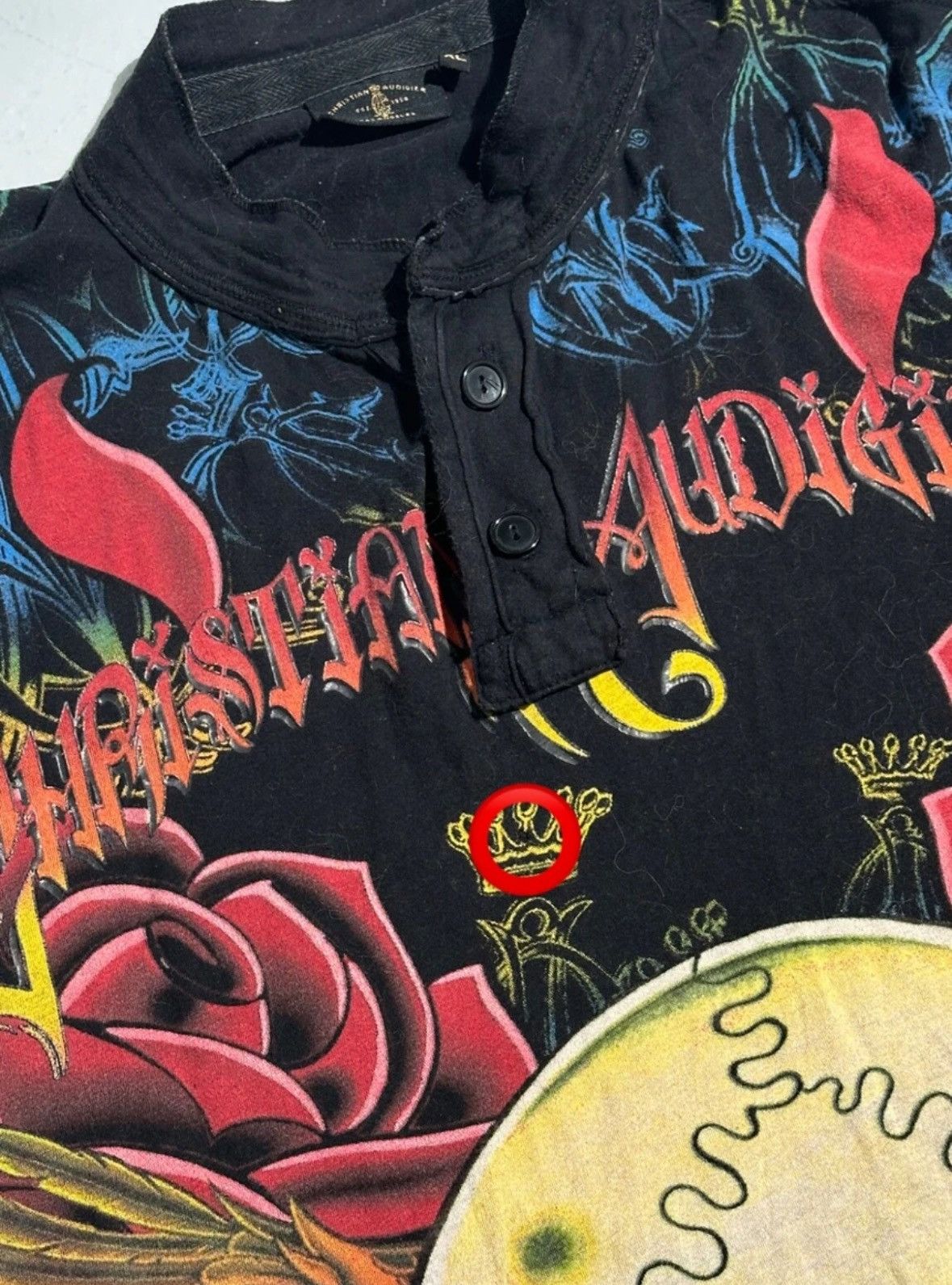 Christian Audigier Christian audigier long sleeve tshirt Size US XL / EU 56 / 4 - 9 Thumbnail