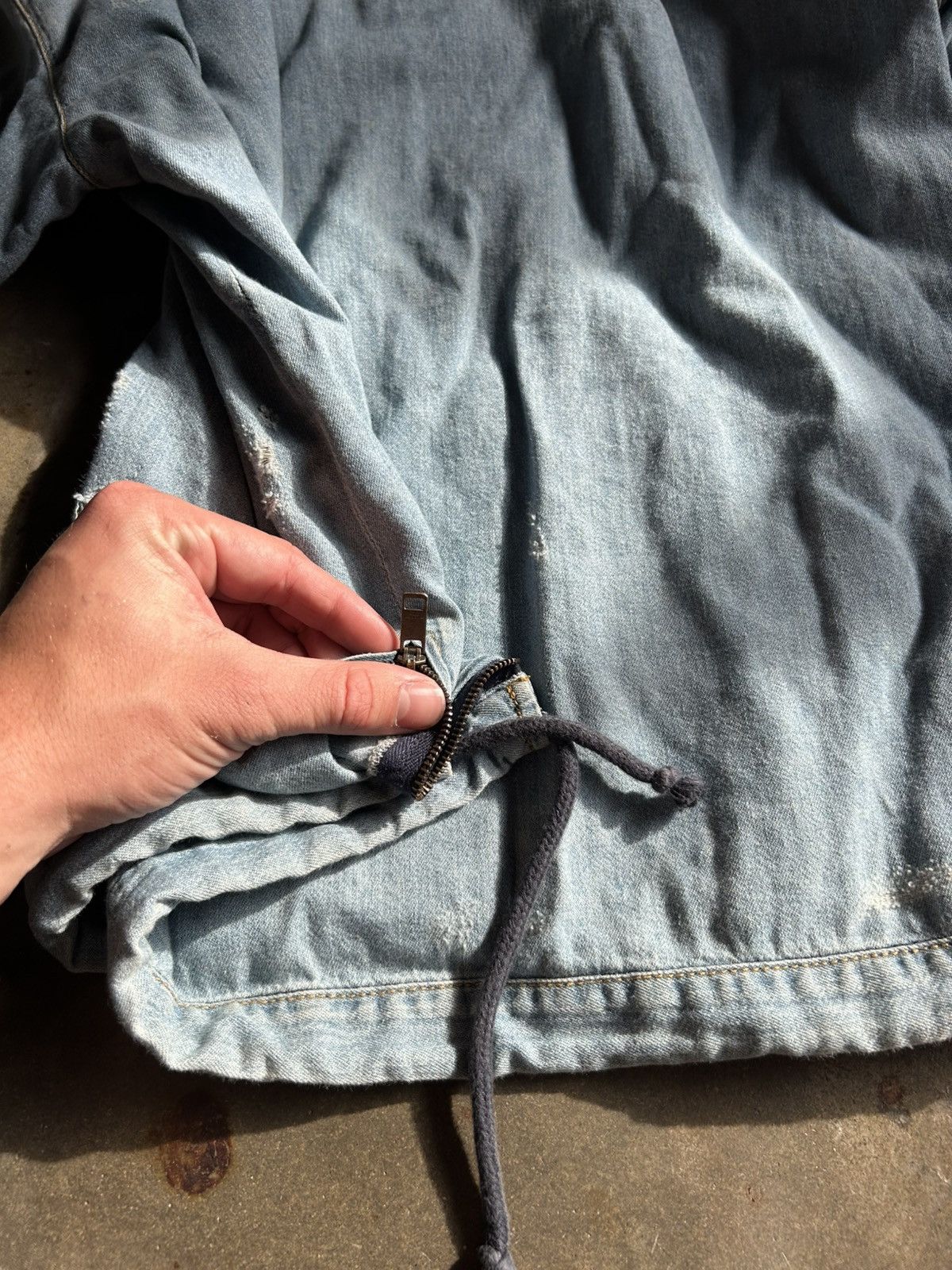 Saint Laurent Paris × Yves Saint Laurent SAINT LAURANT DENIM HOODIE - 2019 SS RUNWAY Size US S / EU 44-46 / 1 - 4 Thumbnail