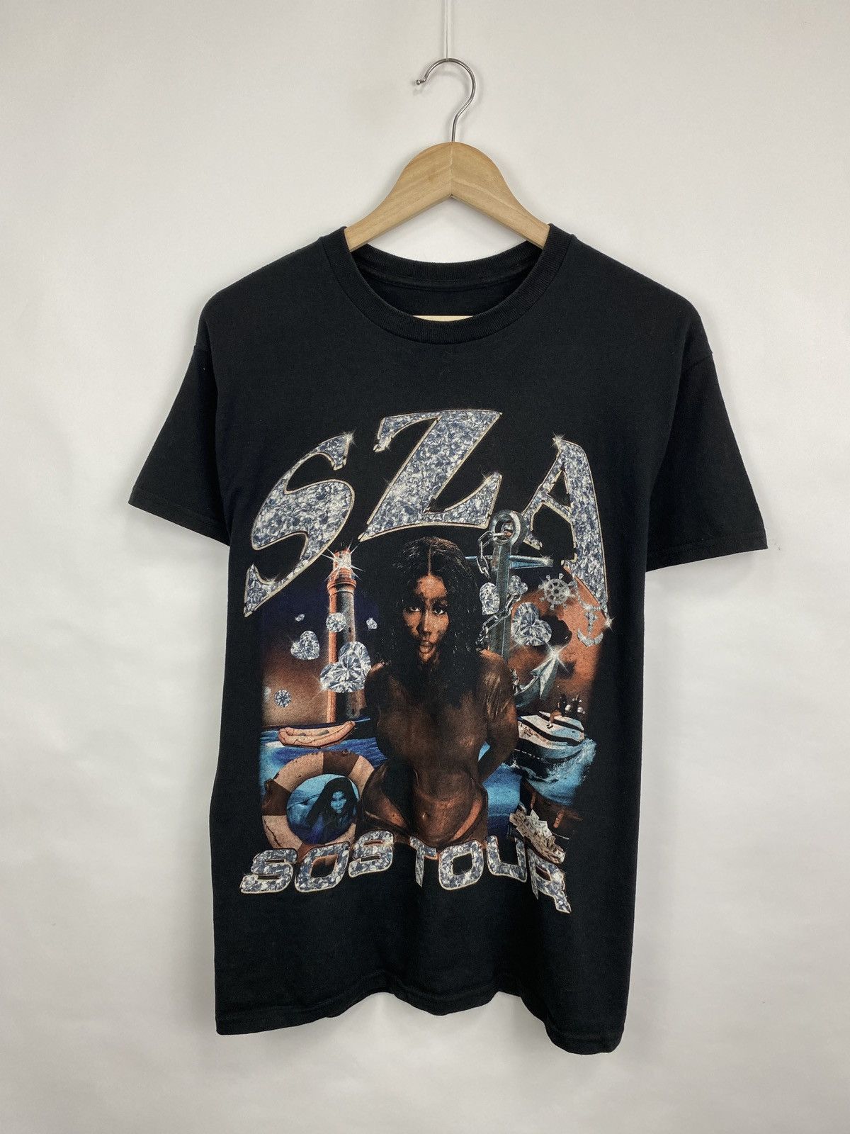 Top Dawg Entertainment 🇺🇸 SZA SOS Tour Top Dawg Rap Y2K T-Shirt Rare Retro Hype Size US M / EU 48-50 / 2 - 3 Thumbnail