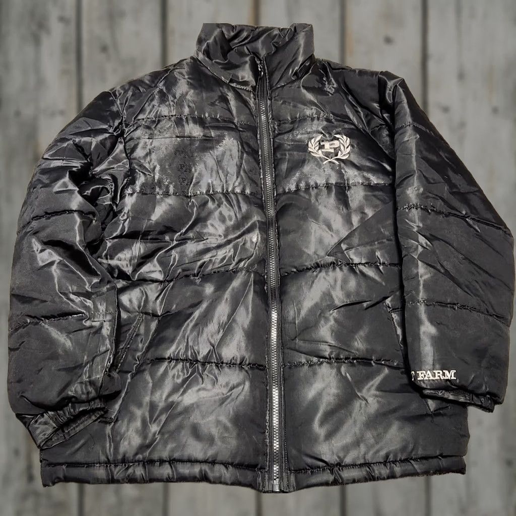 Phat Farm VINTAGE Phat Farm Puffer Jacket Mens Size Large Black Puffy Coat Vtg Size US L / EU 52-54 / 3 - 1 Thumbnail