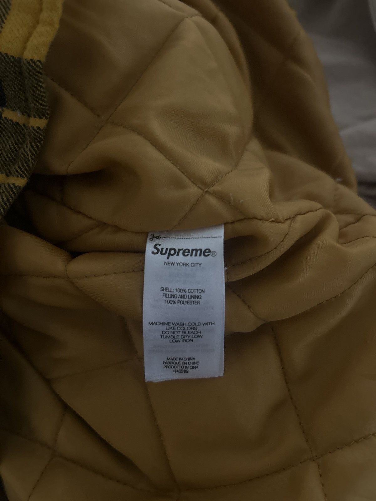 Supreme Supreme FW24 Quilted flannel jacket Size US M / EU 48-50 / 2 - 4 Thumbnail