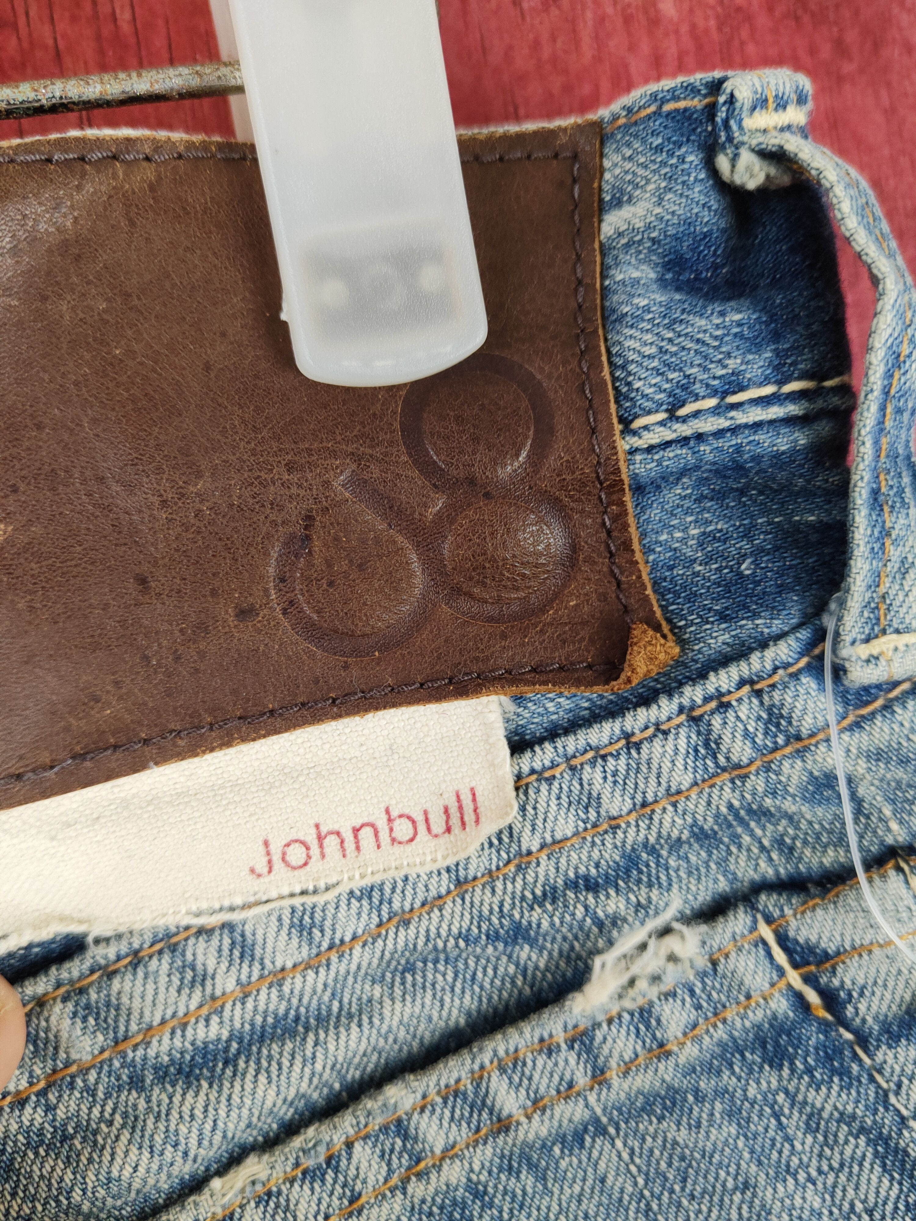 Johnbull John Bull Blue Faded Distressed Ripped Jeans #S1698DL Size US 30 / EU 46 - 10 Thumbnail