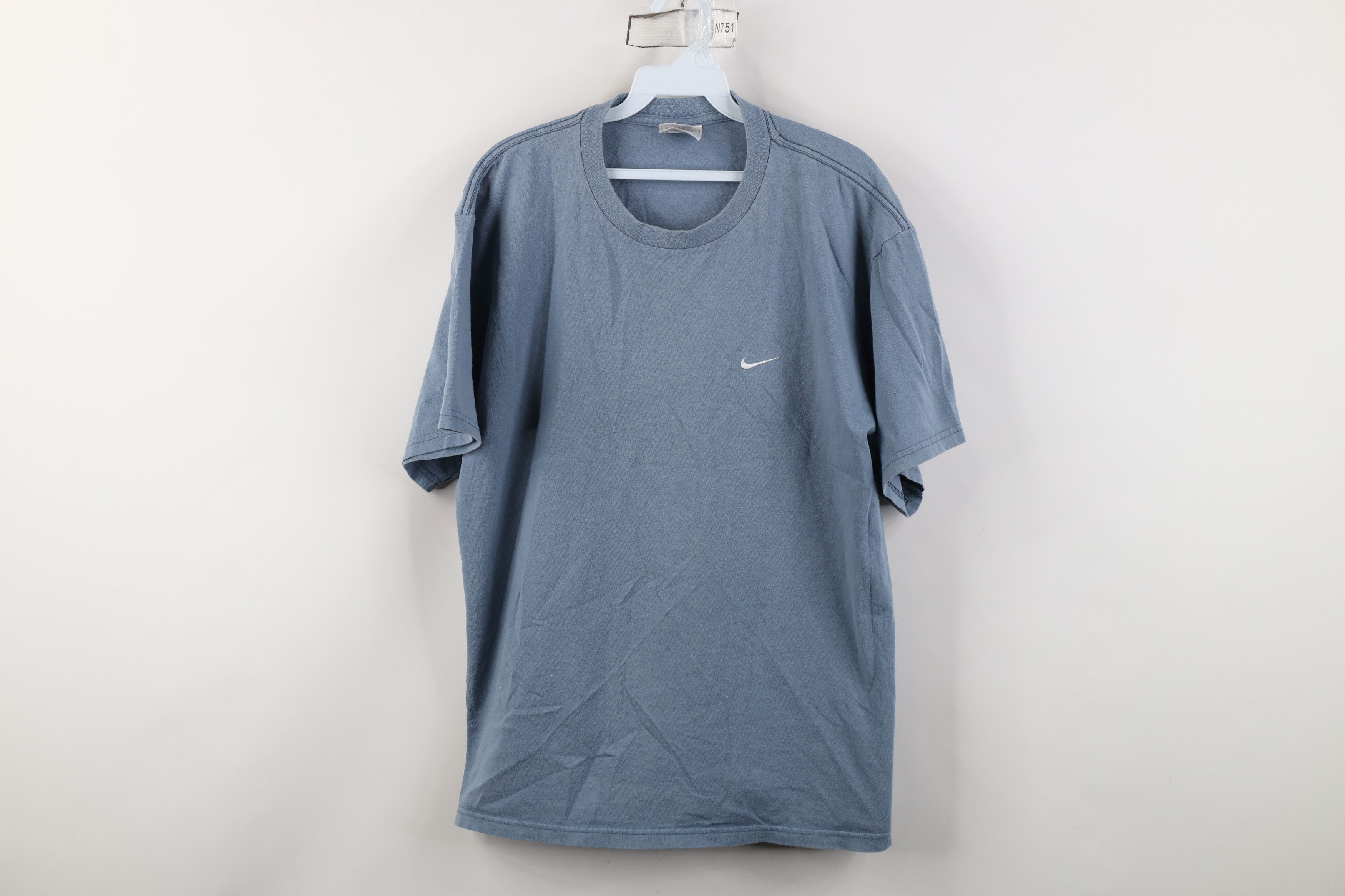 Nike Vintage 90s Nike Scott Mini Swoosh Short Sleeve T-Shirt Size US M / EU 48-50 / 2 - 1 Thumbnail