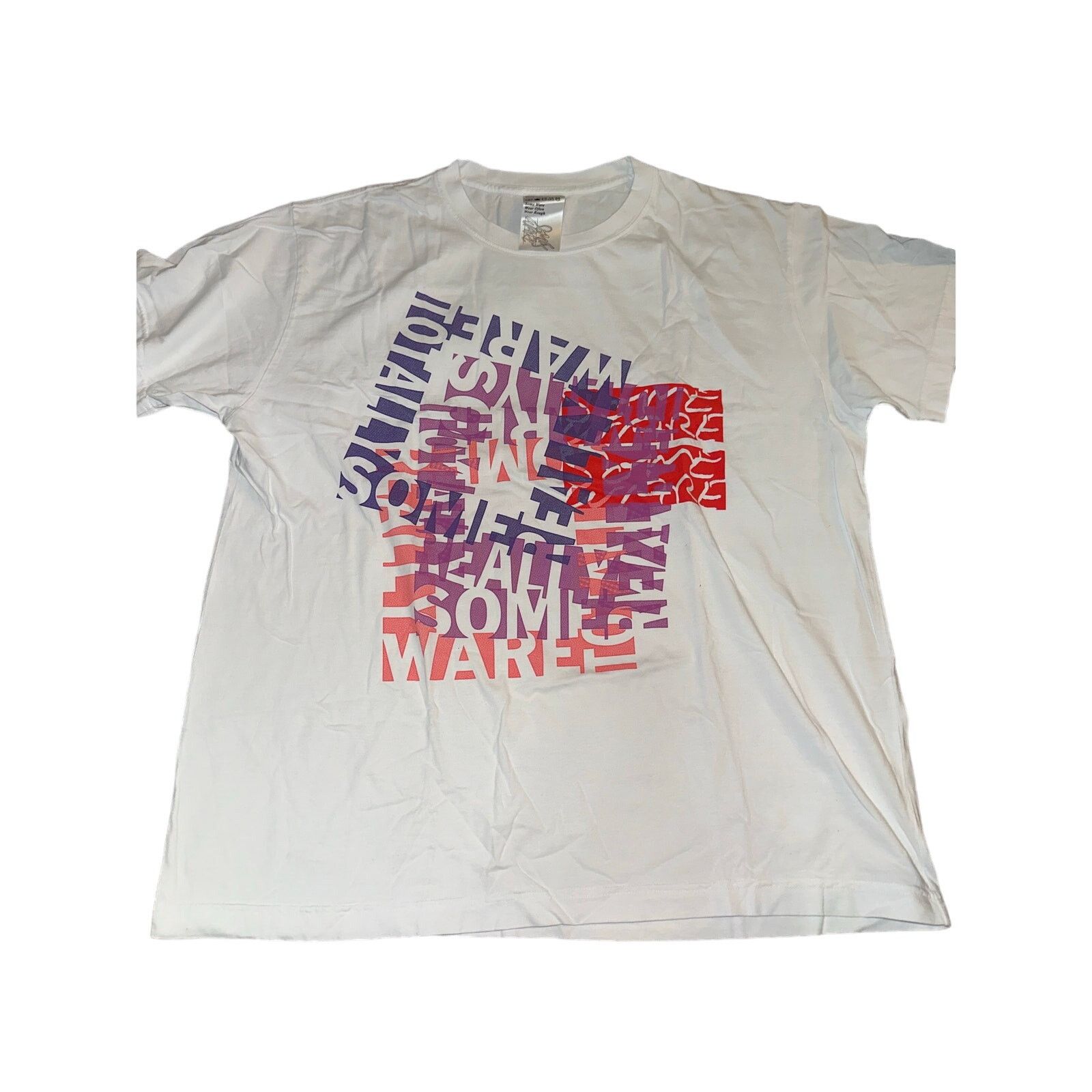 Japanese Brand Some Ware - Oversized Logo-Print Organic Cotton Jersey Size US L / EU 52-54 / 3 - 1 Thumbnail