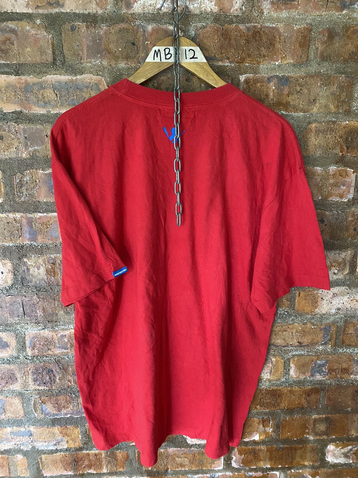 Japanese Brand 2000s SANTASTIC Saru Red blue logo Size US XL / EU 56 / 4 - 6 Thumbnail