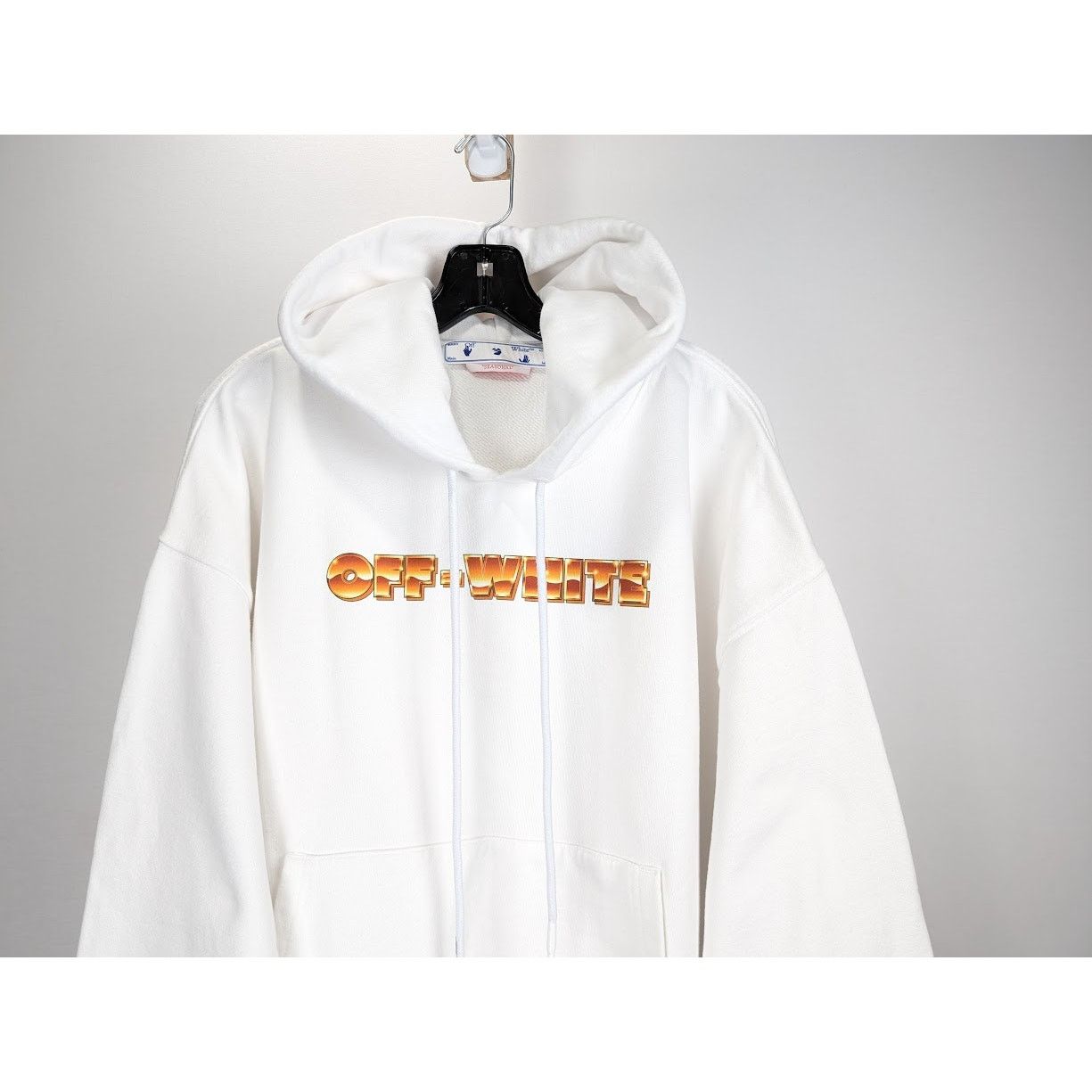 Off-White o1rshd1 Metal Arrow Over Hoodie in White/Orange Size US L / EU 52-54 / 3 - 6 Thumbnail