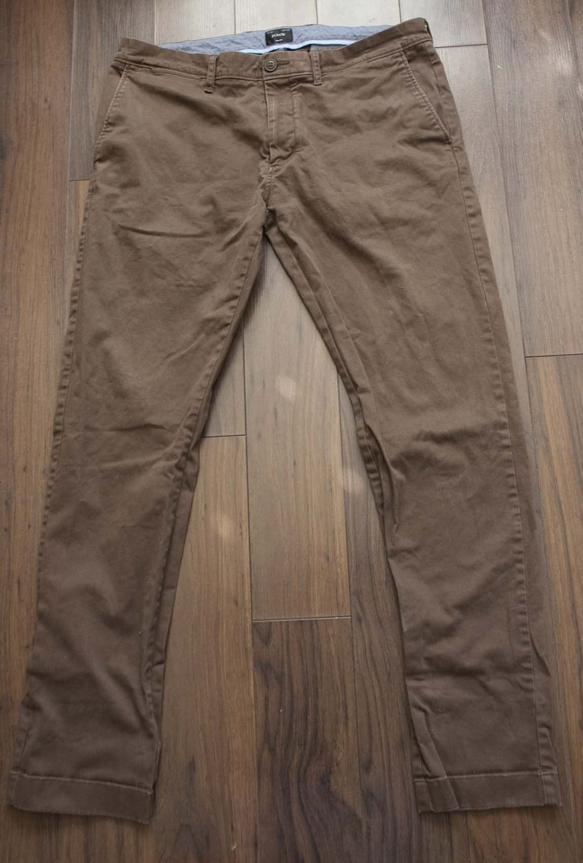 J.Crew J Crew Pants 484 Slim Size 33x30.5 Brown Size US 33 - 1 Thumbnail