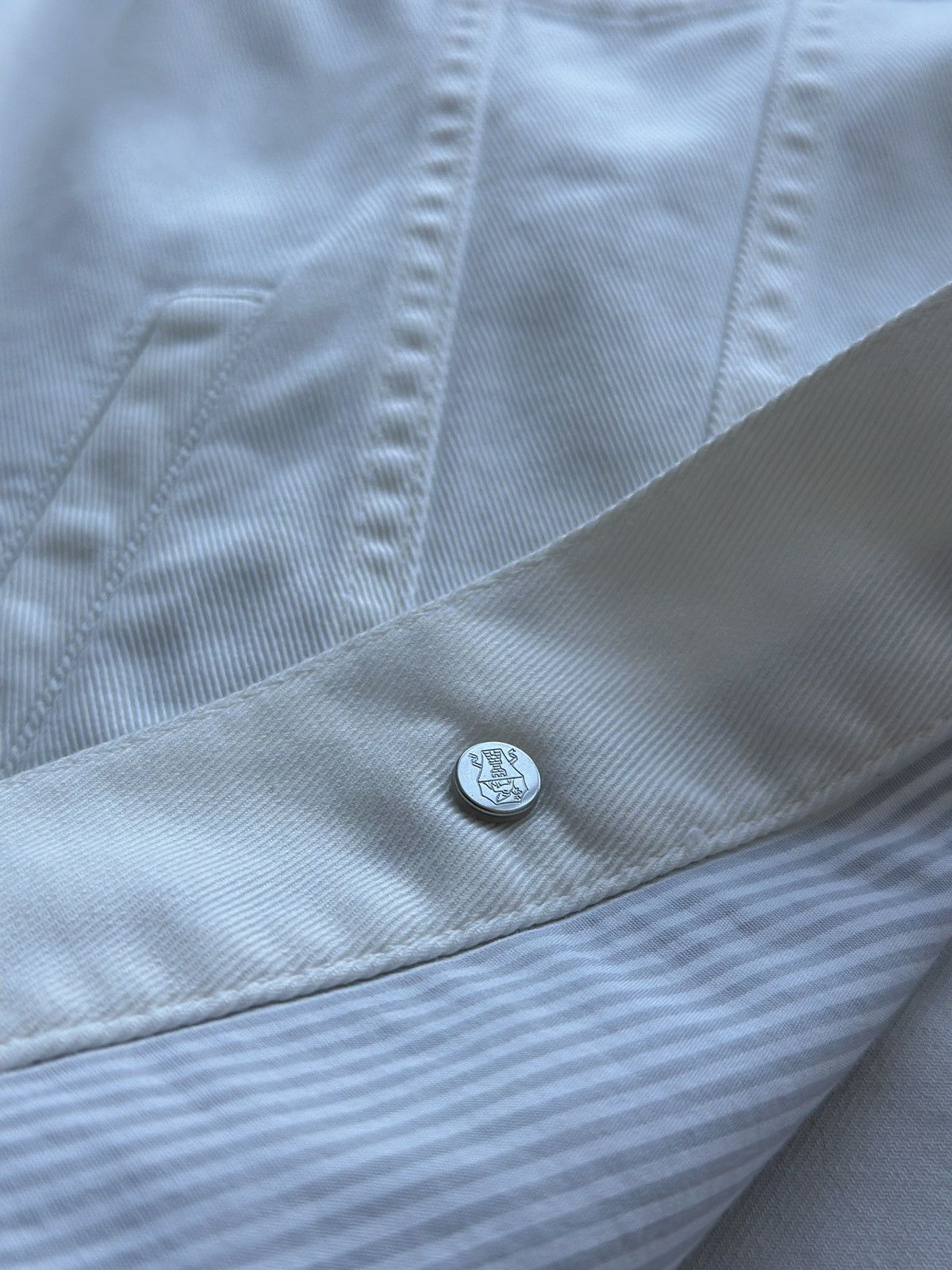 Brunello Cucinelli Brunello Cucinelli Denim Jacket, White 50 IT Size US M / EU 48-50 / 2 - 11 Thumbnail