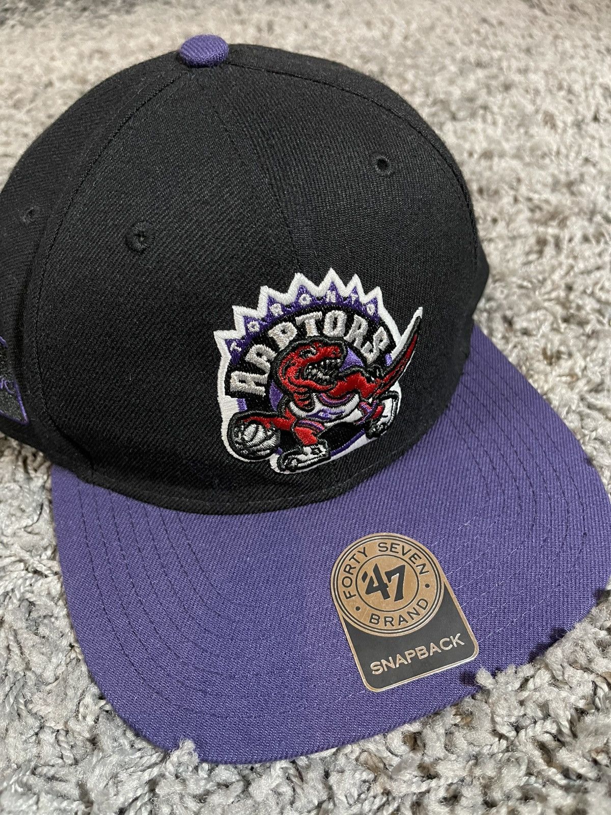 47 Brand Vintage NBA Raptor Toronto HWC 47 Brand Snapback Hat Cap Size ONE SIZE - 2 Thumbnail