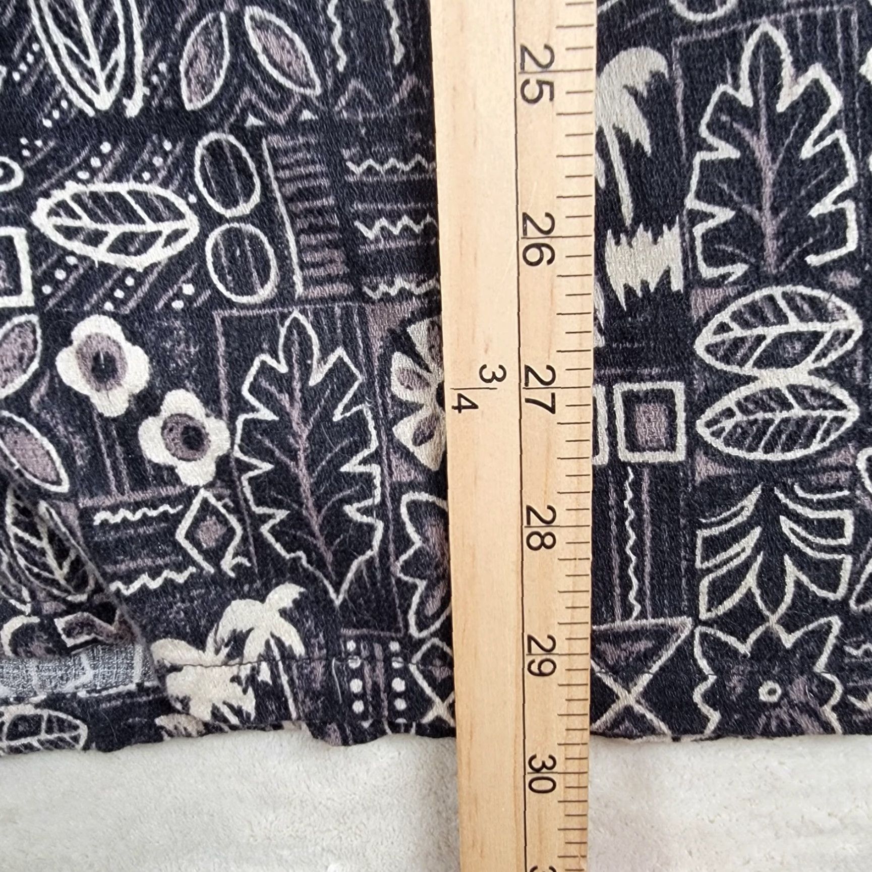 Ocean Pacific OCEAN PACIFIC Shirt Button-Up Men's XL Short Sleeve Hawaiian Tropical Black Size US XL / EU 56 / 4 - 6 Thumbnail