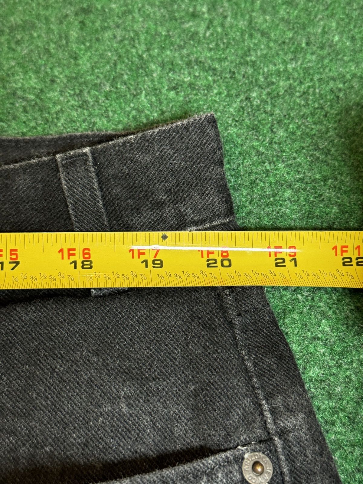 Arizona Jean Co. Y2K Arizona Relaxed Fit Loose Black Jorts Denim 11” Shorts Size US 40 / EU 56 - 5 Thumbnail