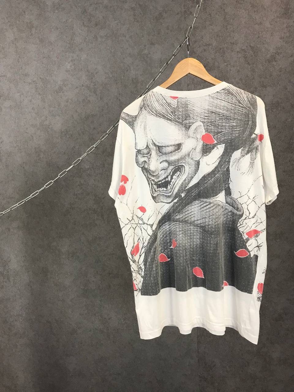 Anime Japanese anima samurai overprinted tee Size US XL / EU 56 / 4 - 2 Thumbnail