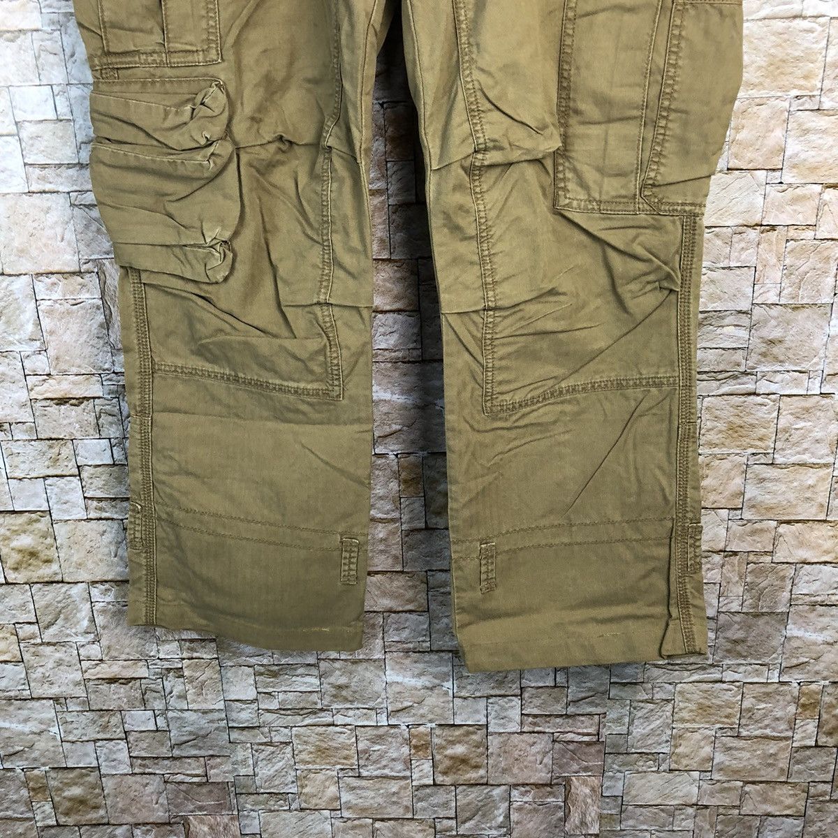 Polo Ralph Lauren DL Ralph Lauren double knee 3d pocket Cargo Pants #A140 Size US 35 - 7 Thumbnail