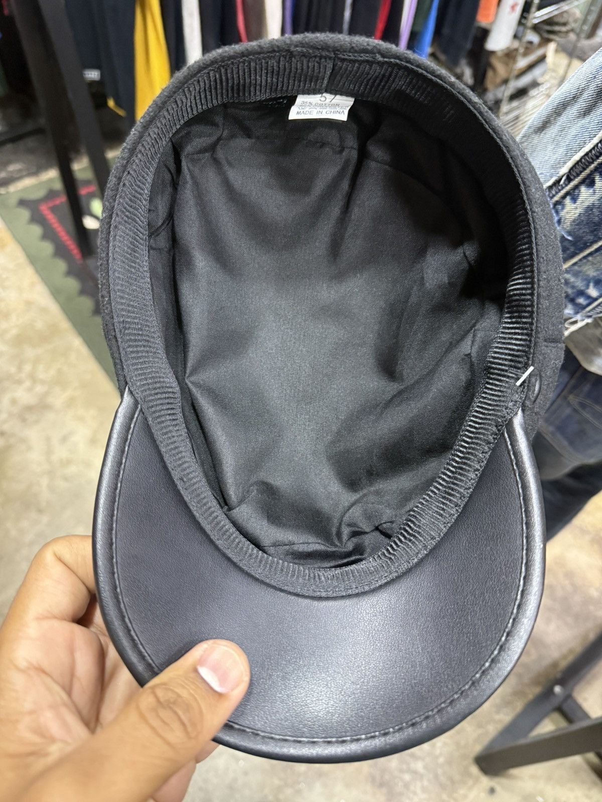 Japanese Brand × Vintage Men Women Vintage Cross Leather British style hat Size ONE SIZE - 6 Thumbnail