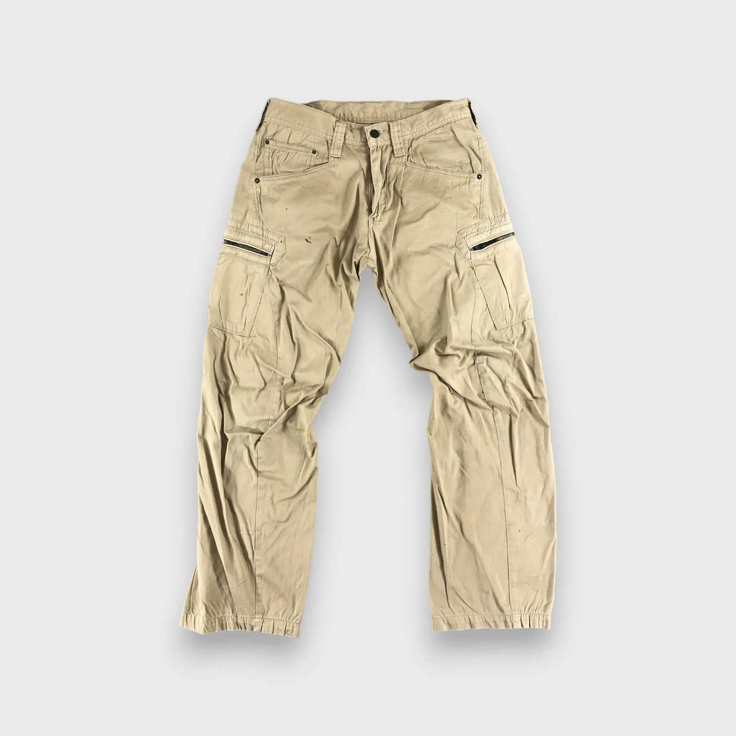 Japanese Brand Evenriver Work Wear Multi Pocket Cargo Pant-J164 Size US 31 - 1 Thumbnail