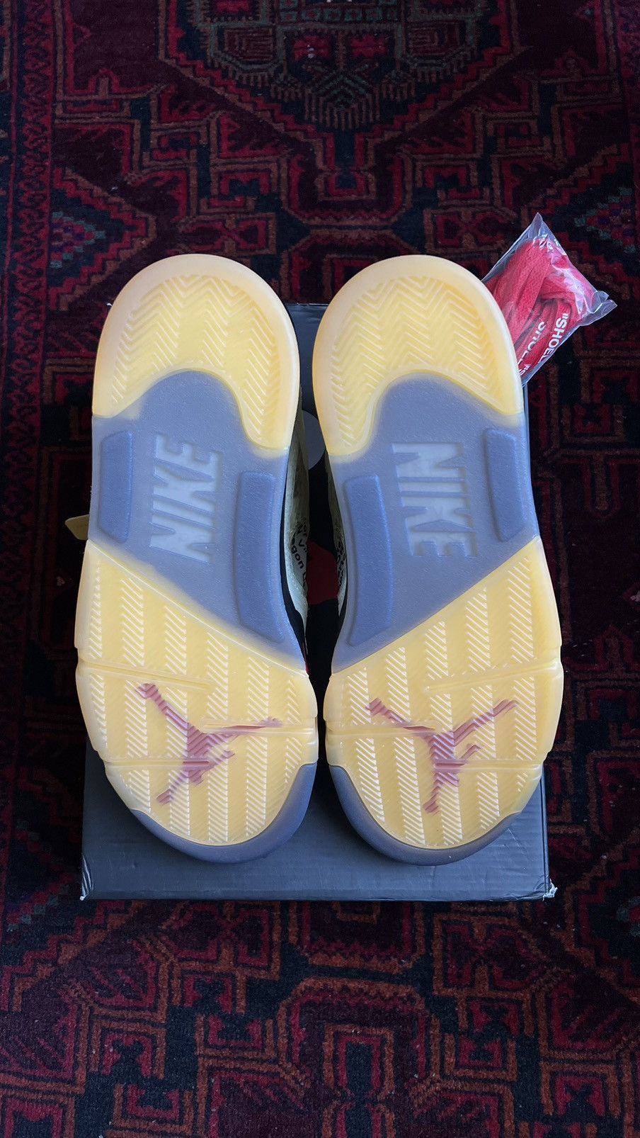 Jordan Brand × Nike × Off-White Air Jordan 5 Off white Size US 12 / EU 45 - 6 Thumbnail