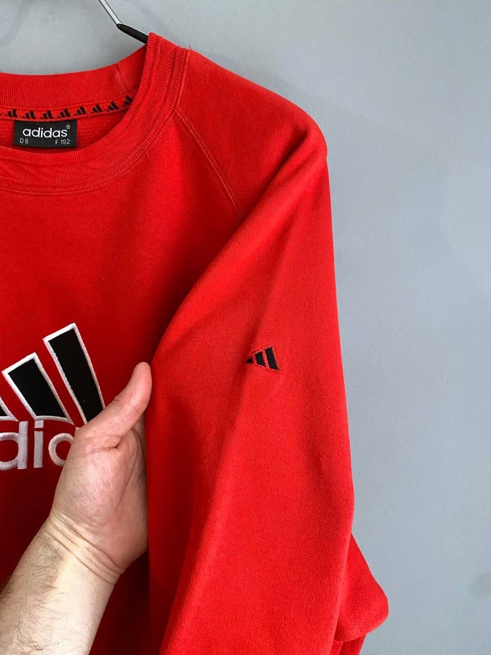 Adidas Adidas Equipment 90s Vintage Oversized Red Sweatshirt Size L Size US L / EU 52-54 / 3 - 9 Thumbnail