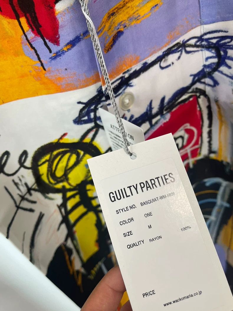 Wacko Maria Wacko maria BASQUIAT Graffiti Short Sleeve Shirt Size US M / EU 48-50 / 2 - 4 Thumbnail