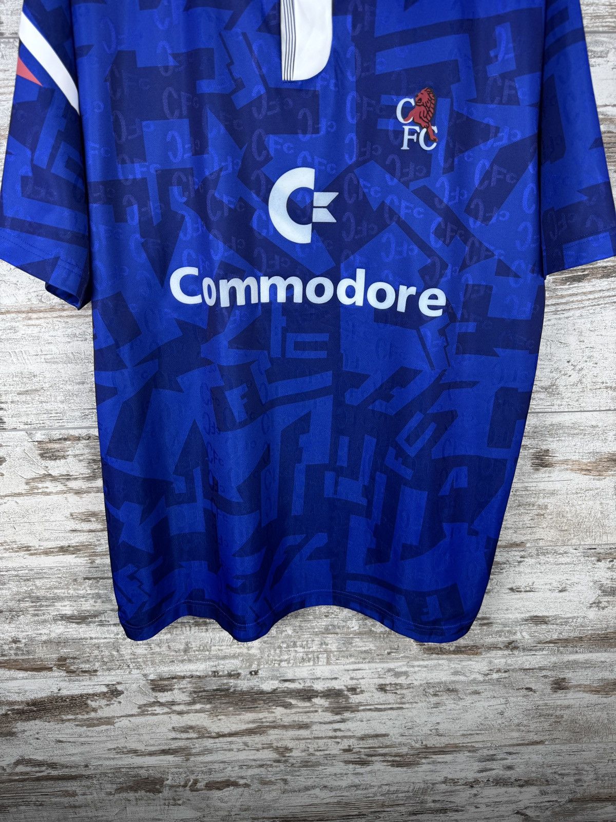 Chelsea Soccer × Vintage Mens Vintage Score Draw Chelsea FC T-shirt soccer jersey Size US XL / EU 56 / 4 - 3 Thumbnail