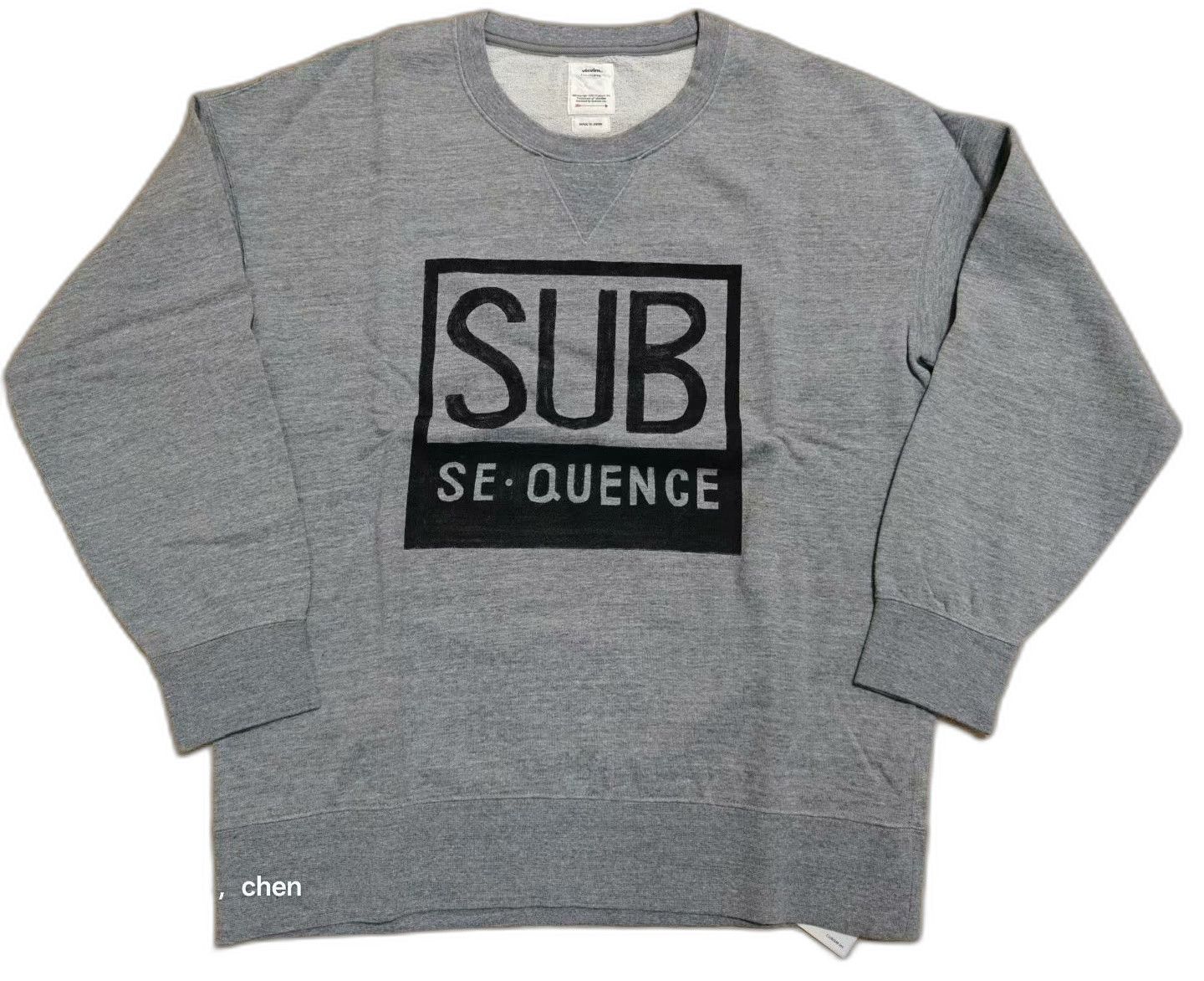 Visvim VISVIM JUMBO SWEAT CREW L/S (SUB) Size US L / EU 52-54 / 3 - 1 Thumbnail